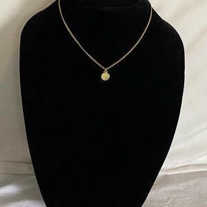 Mark by Marc Jacob’s Gold tone Coin Pendant Necklace 16” long